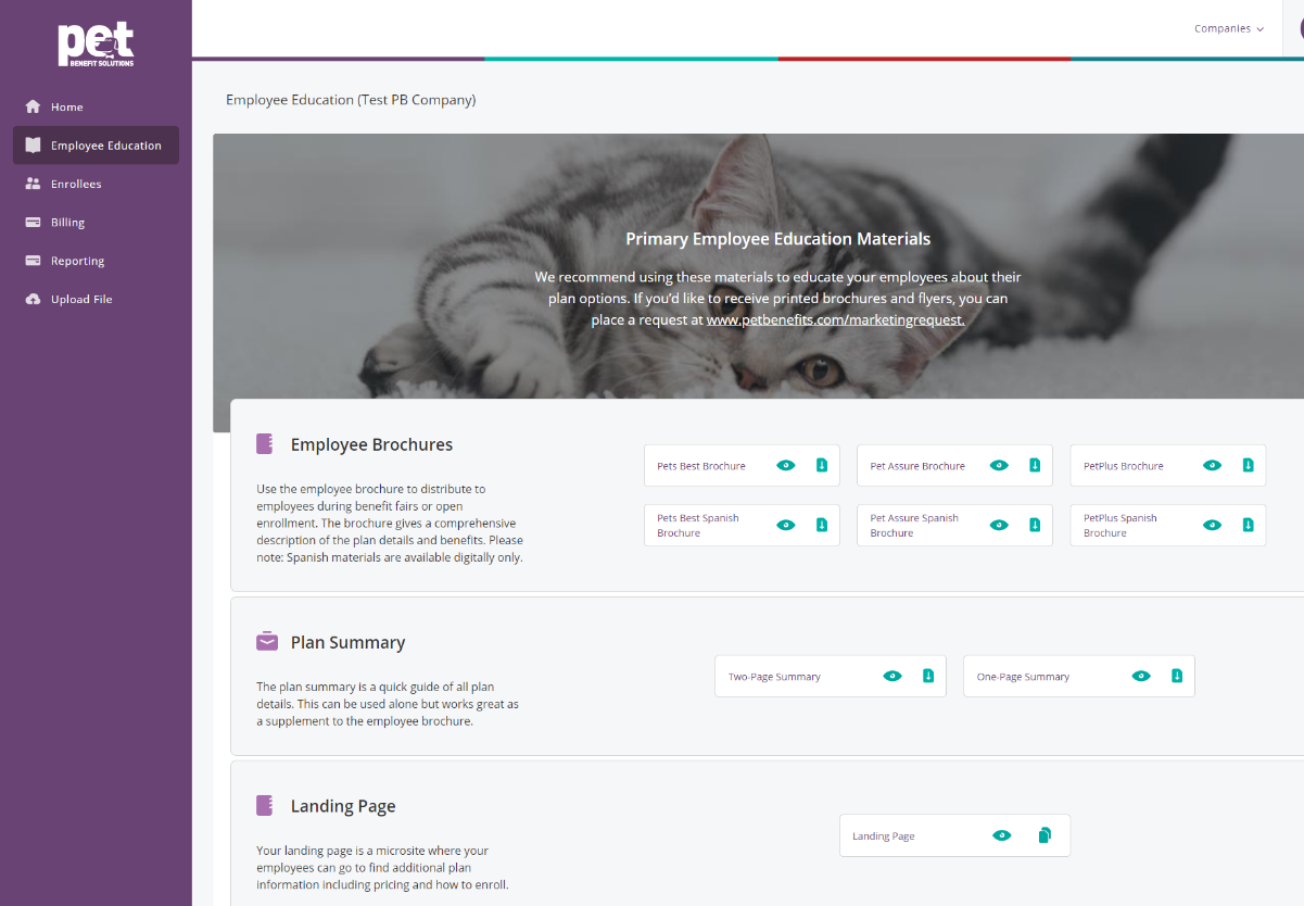 Figure 2: Access resources from your company’s portal.