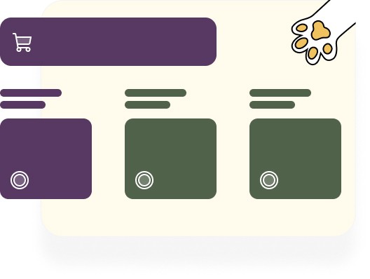 Customer cart illustration